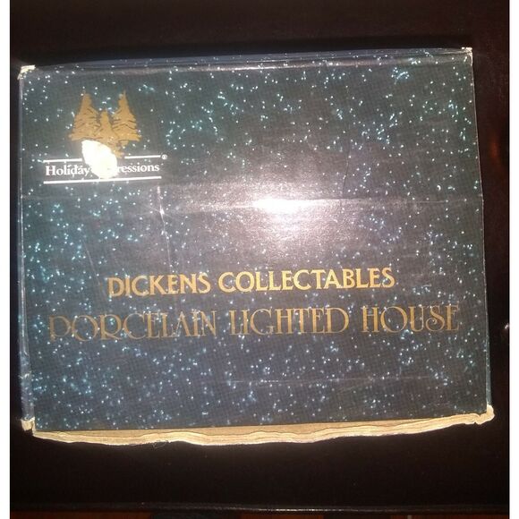 Dickens Collectibles Hand Painted Porcelain Lighted House - Christmas - Picture 8 of 8